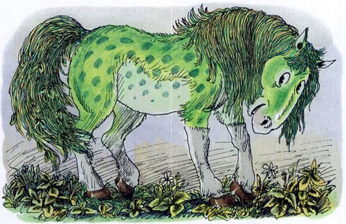 Сказка про зелёную лошадь - картинка 1