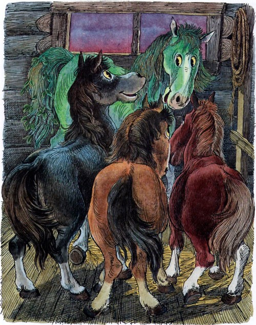 Сказка про зелёную лошадь - картинка 5