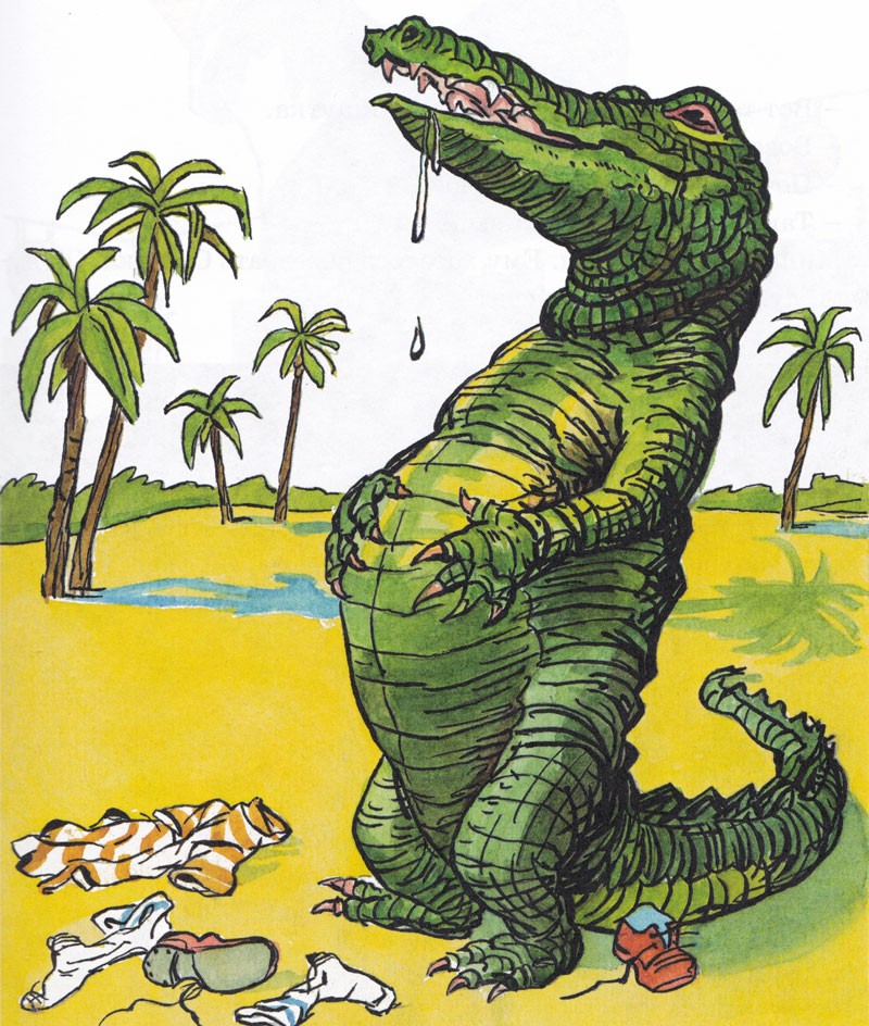 Крокодил в Африке