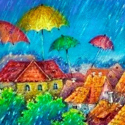 Дождик - сказка Натальи Абрамцевой
