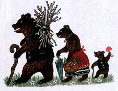 Сказка Три медведя - картинка 7