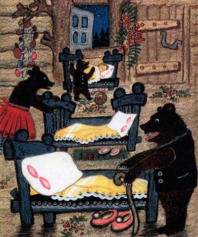 Сказка Три медведя - картинка 9