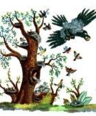Ворона - сказка Даля